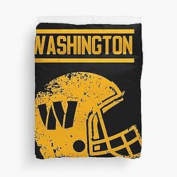 Washington Commanders Helmet Duvet Cover