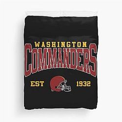 Art Washington Commanders Duvet Cover