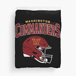 Art Washington Commanders Duvet Cover