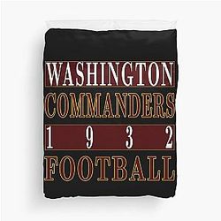 Art Washington Commanders Duvet Cover