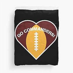 Art Washington Commanders Duvet Cover