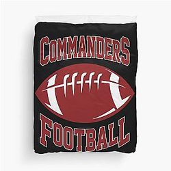 Art Washington Commanders Duvet Cover