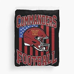 Art Washington Commanders Duvet Cover