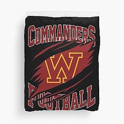 Art Washington Commanders Duvet Cover
