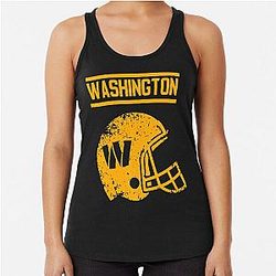 washington commanders racerback tank top