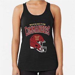 Art Washington Commanders Racerback Tank Top