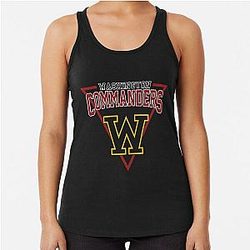 Art Washington Commanders Racerback Tank Top