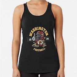 Art - Washington Commanders Racerback Tank Top