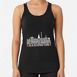 Art Washington Commanders Racerback Tank Top