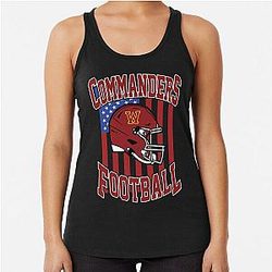 Art Washington Commanders Racerback Tank Top