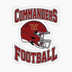 Art Washington Commanders Sticker