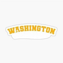 Art Washington Commanders Sticker