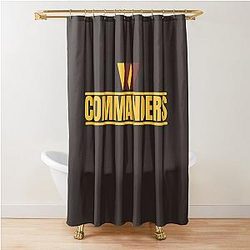 Washington Commanders Football Team Shower Curtain