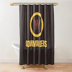Washington Commanders Football Team Shower Curtain removed