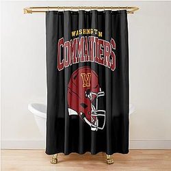 Art Washington Commanders Shower Curtain
