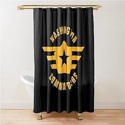 Art Washington Commanders Shower Curtain