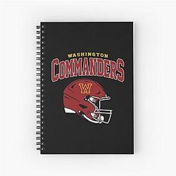 Art Washington Commanders Spiral Notebook