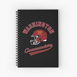 Art Washington Commanders Spiral Notebook