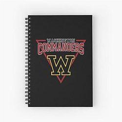 Art Washington Commanders Spiral Notebook