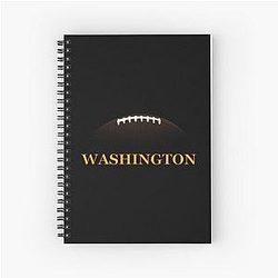 Art Washington Commanders Spiral Notebook