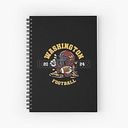 Art Washington Commanders Spiral Notebook