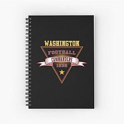 Art Washington Commanders Spiral Notebook