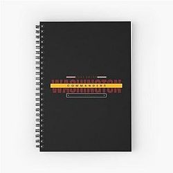 Art Washington Commanders Spiral Notebook