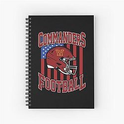 Art Washington Commanders Spiral Notebook