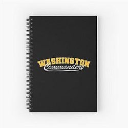 Art Washington Commanders Spiral Notebook
