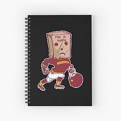 Art Washington Commanders Spiral Notebook