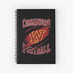 Art Washington Commanders Spiral Notebook