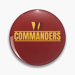 Washington Commanders Football Team Pin