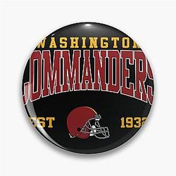 Art Washington Commanders Pin
