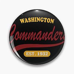 Art Washington Commanders Pin