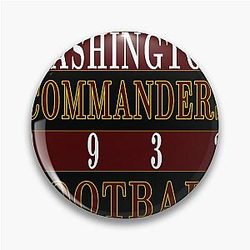 Art Washington Commanders Pin
