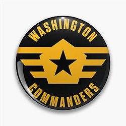 Art Washington Commanders Pin