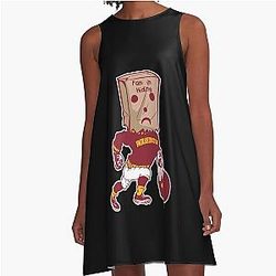 Art Washington Commanders A-Line Dress
