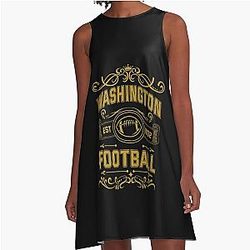 Art Washington Commanders Aline Dress