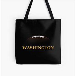 Art Washington Commanders All Over Print Tote Bag