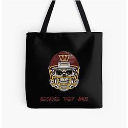 Art Washington Commanders All Over Print Tote Bag