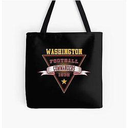 Art Washington Commanders All Over Print Tote Bag