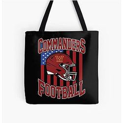 Art Washington Commanders All Over Print Tote Bag