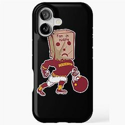 Art Washington Commanders iPhone Tough Case