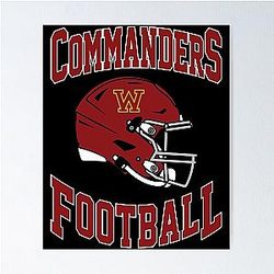 Art Washington Commanders Poster