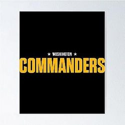 Art Washington Commanders Poster