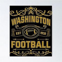 Art Washington Commanders Poster