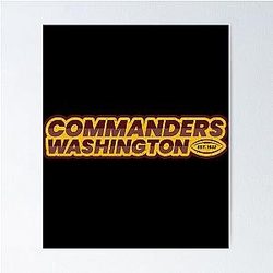 Art Washington Commanders Poster