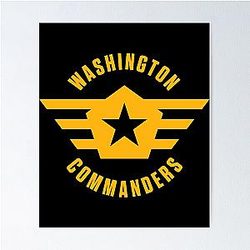 Art Washington Commanders Poster
