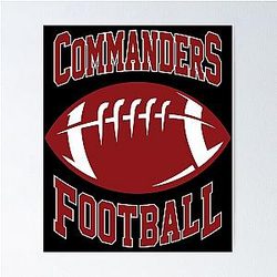 Art Washington Commanders Poster