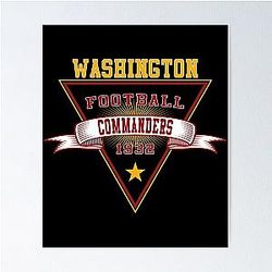 Art Washington Commanders Poster